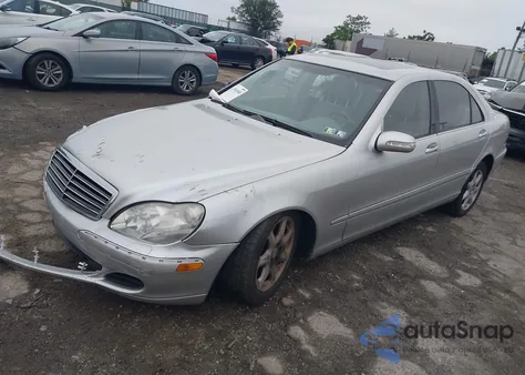 2004 Mercedes-Benz S-Class 4.3L из США, поврежденный, VIN WDBNG83J74A426576